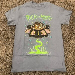 CID Maglietta Ufficiale Rick And Morty Space, 100% Cotone, Manica Corta, XXL